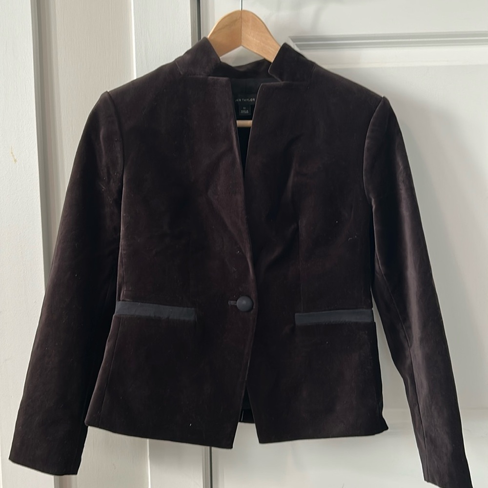 Velvet blazer